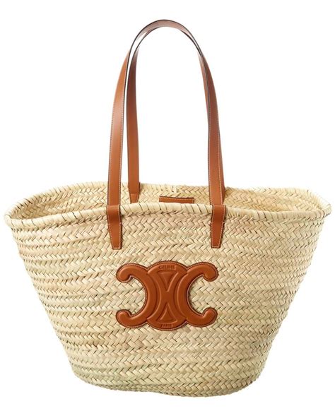 celine raffia tote